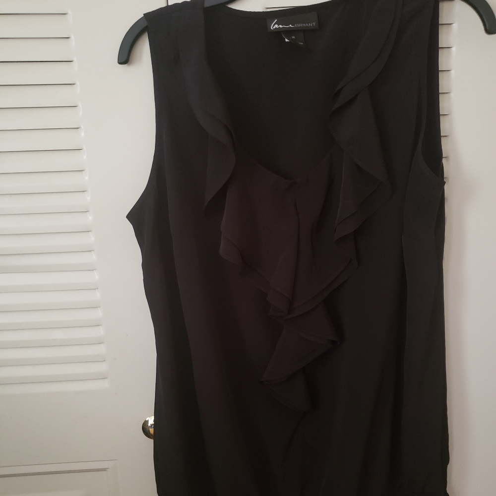 Lane Bryant sleeveless blouse